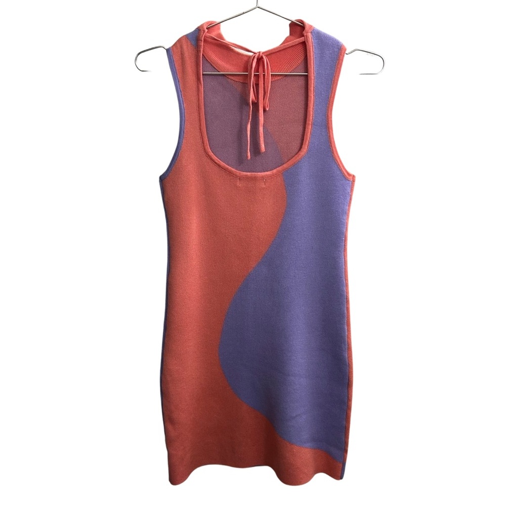 Verge Girl Sunset Boulevard Knit Mini Dress Woman’s 10 - Picture 3 of 4